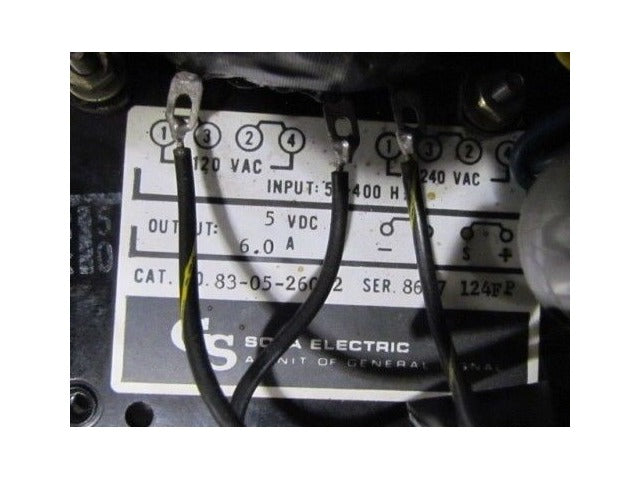 Sola Electric 83-05-260-2 5VDG Power Supply