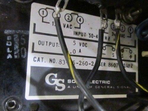Sola Electric 83-05-260-2 5VDG Power Supply
