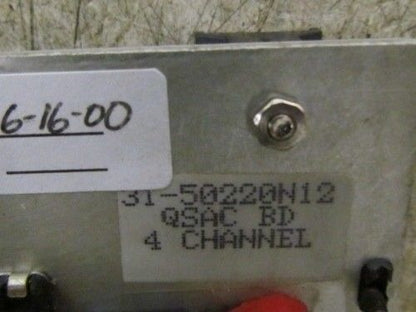 PMC 400 31-50220N12 QSAC Board 4 Channel Servo Control