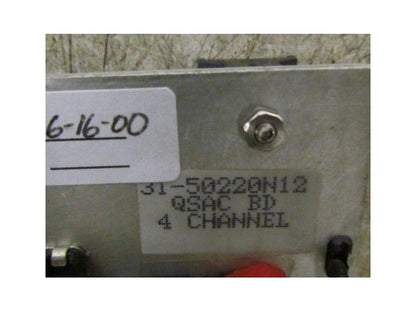 PMC 400 31-50220N12 QSAC Board 4 Channel Servo Control