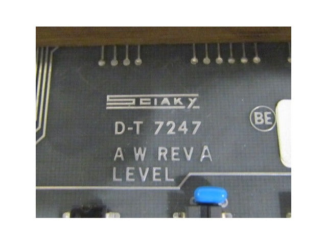 Sciaky DT 7247 A W Rev A CS1167 X2 PC PCB Board