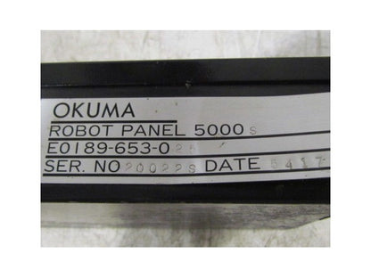 Okuma E0189-653-025 Teach Pendant Robot Control Panel 5000S