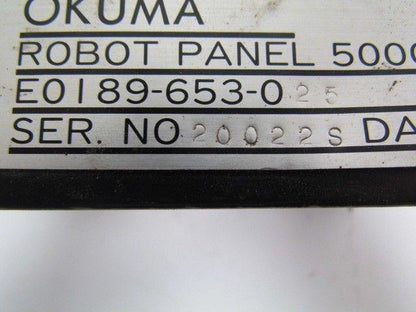 Okuma E0189-653-025 Teach Pendant Robot Control Panel 5000S