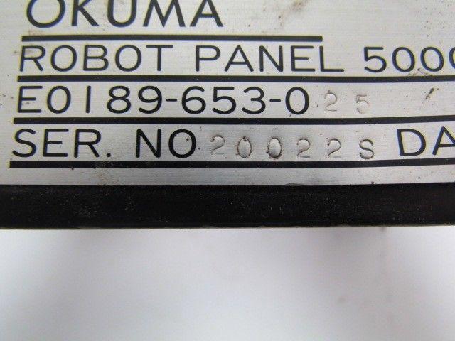 Okuma E0189-653-025 Teach Pendant Robot Control Panel 5000S