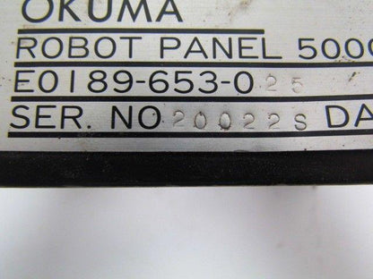 Okuma E0189-653-025 Teach Pendant Robot Control Panel 5000S