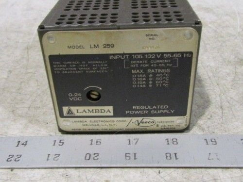 Veeco Lambda LM 259 Regulated Power Supply