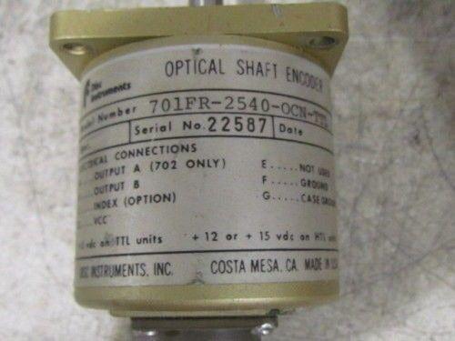 Disc Instruments 701FR-2540-OCN-TTL Optical Encoder