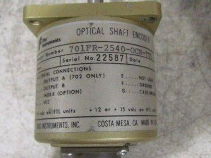 Disc Instruments 701FR-2540-OCN-TTL Optical Encoder