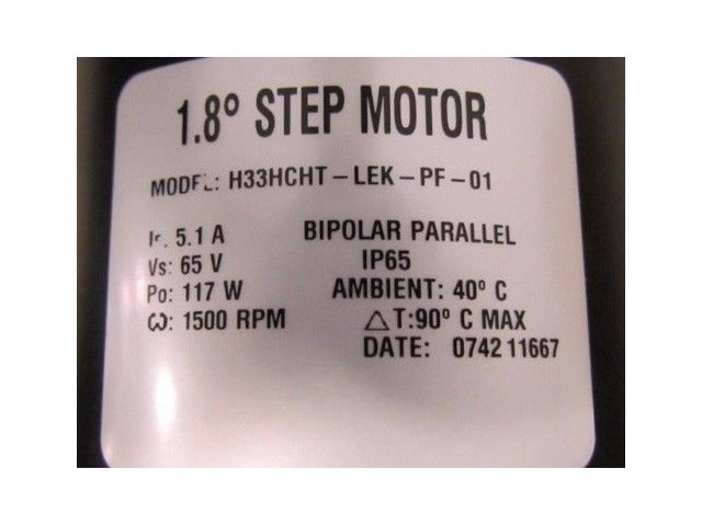 Pacific Scientific H33HCHT-Lek-PF-01 1.8 Deg Step Motor