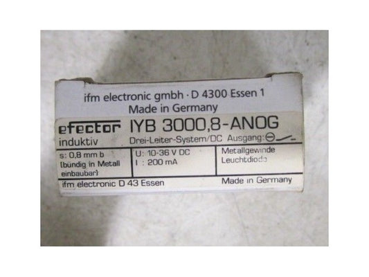 Efector IYB 3000 8-ANOG Proximity Switch NIB