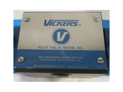 Vickers Pilot Valve 02-119461 DG454 O16C U H 60