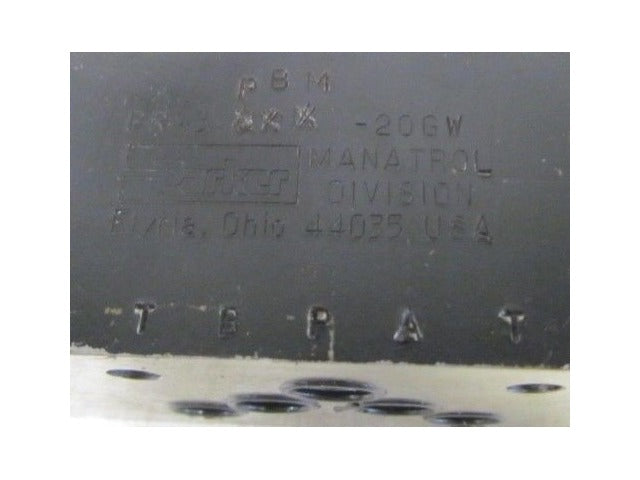 Parker Maratrol PRM3 PBM-20GW Hydraulic Valve