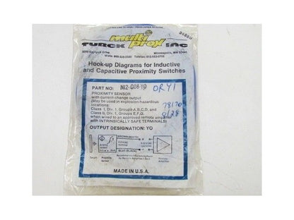 Turck Multi Prox NI2-G08-YO Proximity Switch NIB