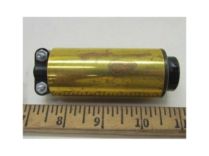 Rees 01328-001 1" BLK CYL N.O.  Pushbutton Brass Shell NIB