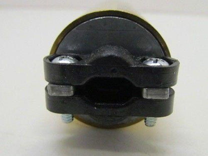 Rees 01328-001 1" BLK CYL N.O.  Pushbutton Brass Shell NIB