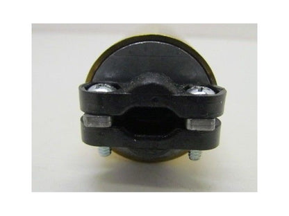 Rees 01328-001 1" BLK CYL N.O.  Pushbutton Brass Shell NIB