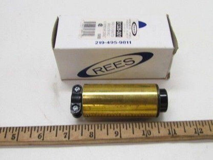 Rees 01328-001 1" BLK CYL N.O.  Pushbutton Brass Shell NIB