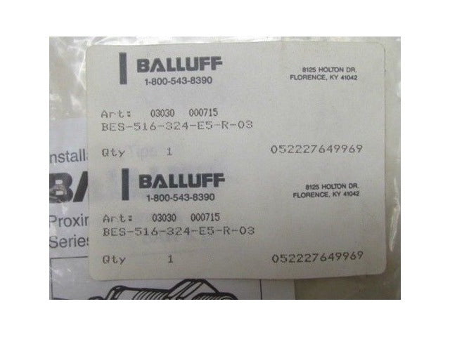 Balluff Bes-516-324-E5-R-03 Inductive Proximity Switch