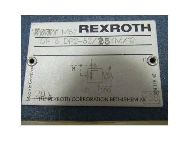 Rexroth M52 DR 6 DP2-52/25YM/12 Valve