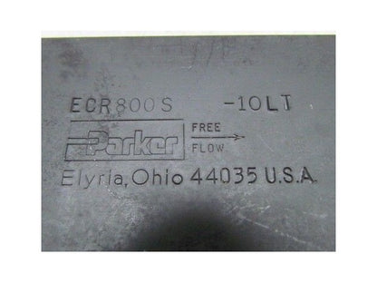 Parker ECR800S-10LT Adjustable Check Valve 1/2" NPT NEW