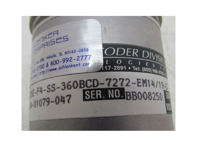 BEI Encoder H25E-F4-SS-360BCD-7272-EM14/19-S NEW