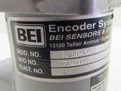 BEI Encoder Systems H25D-X-HSS360B3-XD2-CR-E-C14-X-24