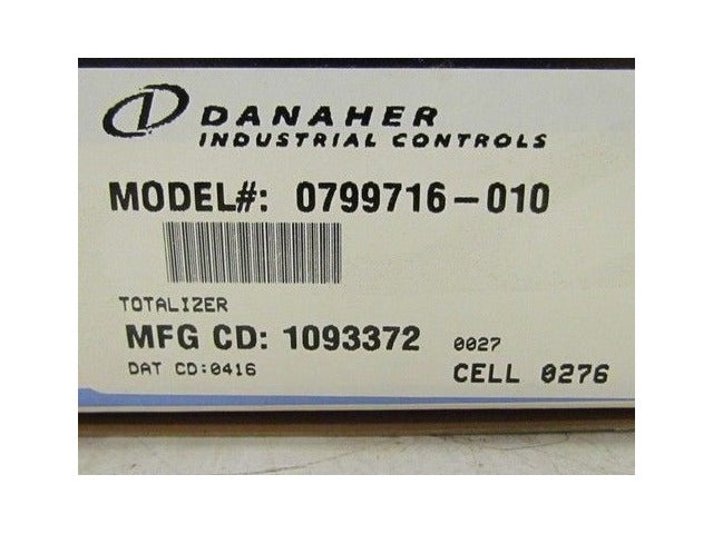 Danaher Controls Veeder Root 0799716-010 NIB