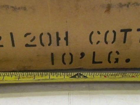212OH Cotter Pin Double Pitch Roller Steel Conveyor Chain 10ft box