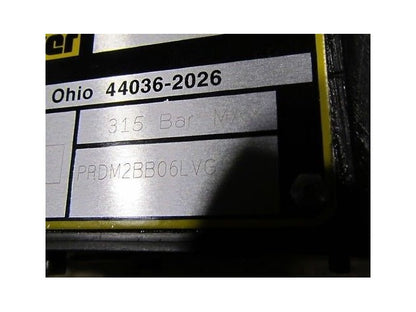 Parker PRDM2BB06LVG 16 Direct Operated Pressure Reducing Valve