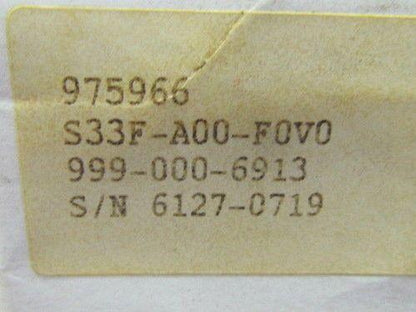 Elwood Gettys S33F-A00-F0V0 Permanent Magnet AC Servo Motor TENV
