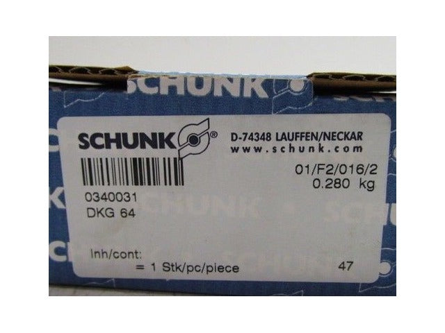 Schunk DKG 64 0340031 340031 Pneumatic Parallel Gripper NIB