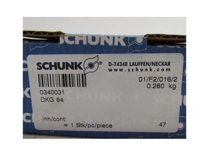 Schunk DKG 64 0340031 340031 Pneumatic Parallel Gripper NIB