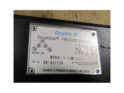 Double A Pressure Reducing Valve WNNNC-5-10M-10C1 / NIB