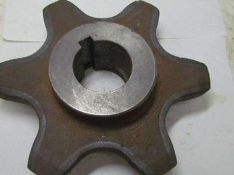 6Tooth Sprocket for 6"pitch Conveyor Chain W/3"OD Rollers 3-7/16" Bore