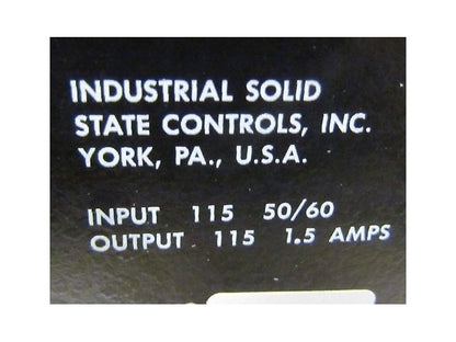 ISSC Industrial Solid State Controls 1260-1-K-C NIB