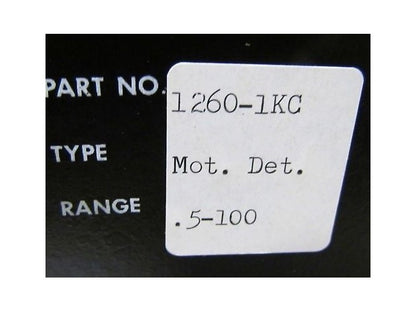 ISSC Industrial Solid State Controls 1260-1-K-C NIB