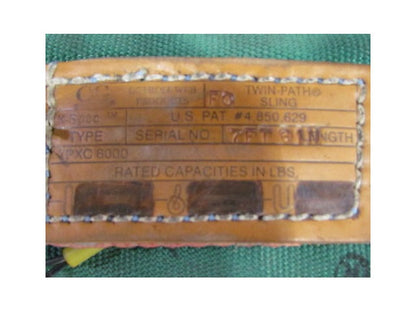 Twin-Path 100,000# 50Ton Capacity Two Leg Bridle Lifting Sling 10'9" Reach