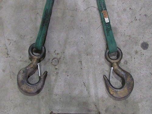 Twin-Path 100,000# 50Ton Capacity Two Leg Bridle Lifting Sling 10'9" Reach