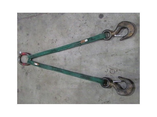 Twin-Path 100,000# 50Ton Capacity Two Leg Bridle Lifting Sling 10'9" Reach