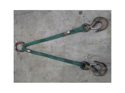 Twin-Path 100,000# 50Ton Capacity Two Leg Bridle Lifting Sling 10'9" Reach