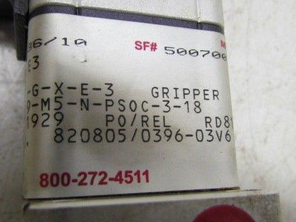 Norgren GL Series Pneumatic Parallel OD Gripper GL400-J9-X-1-G-X-E-3 Grip-Lok