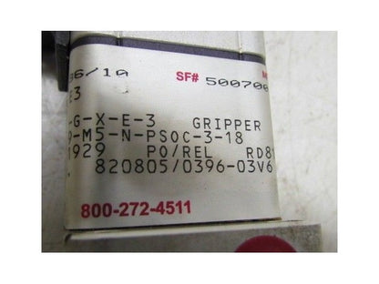 Norgren GL Series Pneumatic Parallel OD Gripper GL400-J9-X-1-G-X-E-3 Grip-Lok