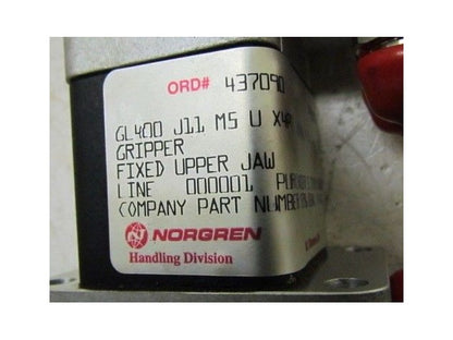 Norgren GL Series Pneumatic Gripper GL400 J11 M5 UX4PT5 SS4A 45 Grip-Lok