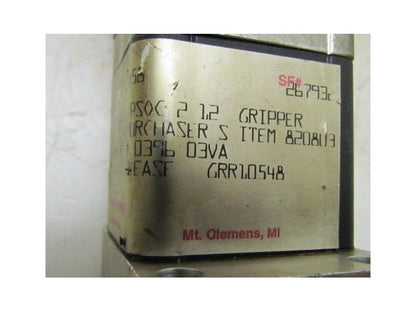 Norgren Grip-Lok GL Series Pneumatic Gripper GL400 J12 M5 U PSOC 2 12 NEW