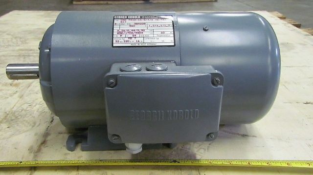 Georgii Kobold Typ KOD 7410-1A-8/4/2 MB/FW/S17 460v 3-speed 3ph Brake Motor