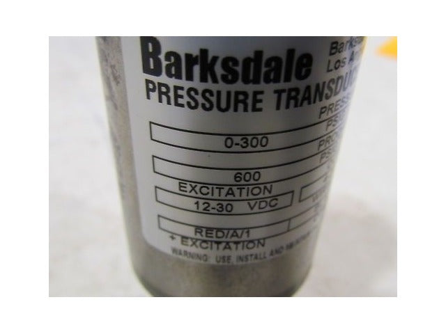 Barksdale Pressure Transducer 425T2-07 0-300 psi 1/4NPT