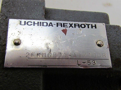 Uehida-Rexroth 2FRM6B71-A1/100R L-53 Valve