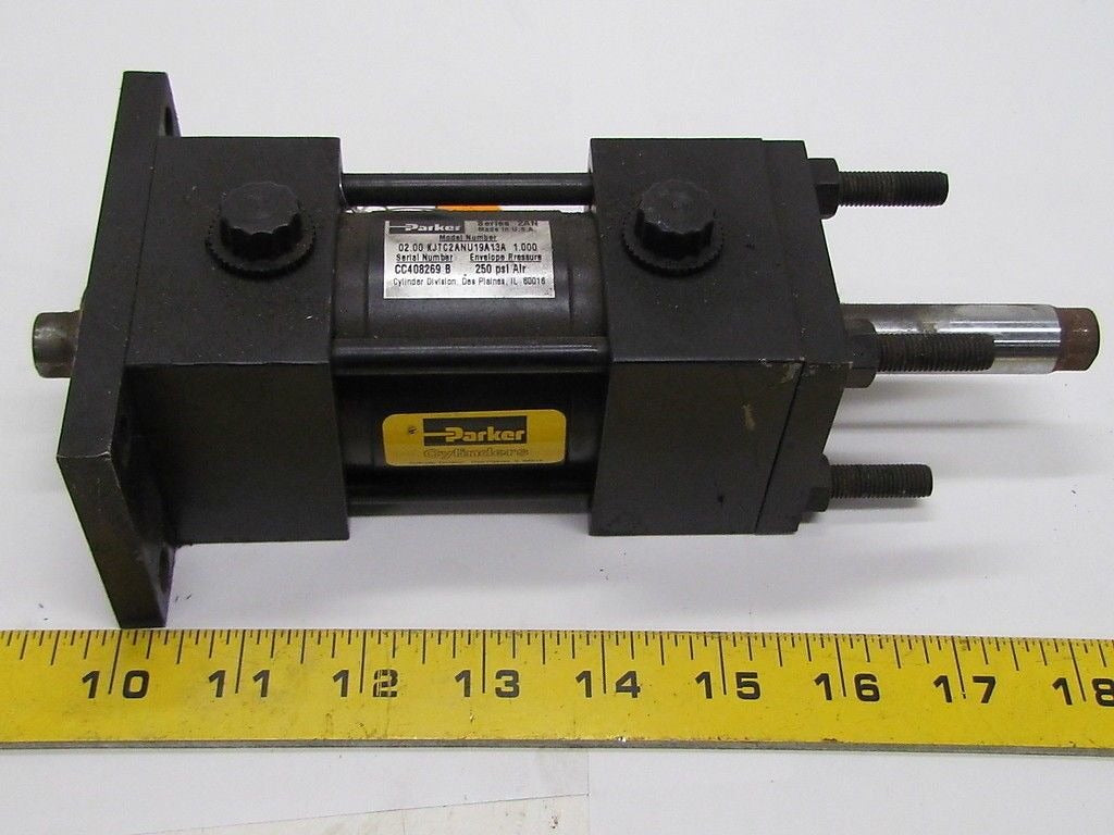 Parker 02.00 KJTC2ANU19A13A 1.000 Pneumatic Air Cylinder 2"Bore 1"Stroke 2AN Ser