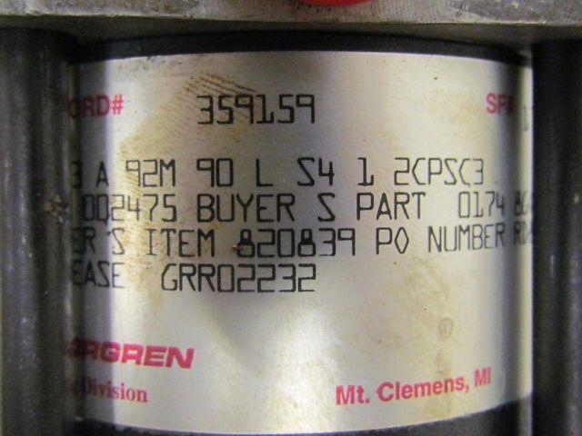 Norgren ISI Enclosed Pneumatic Power Wedge Clamp SC63 A 92M 90 L S4 1 2CPSC3