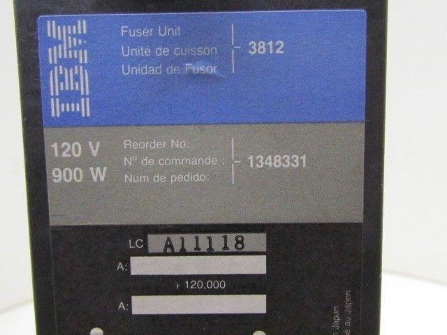 IBM 3812 Fuser Unit 1348331 120v 900w New No Box